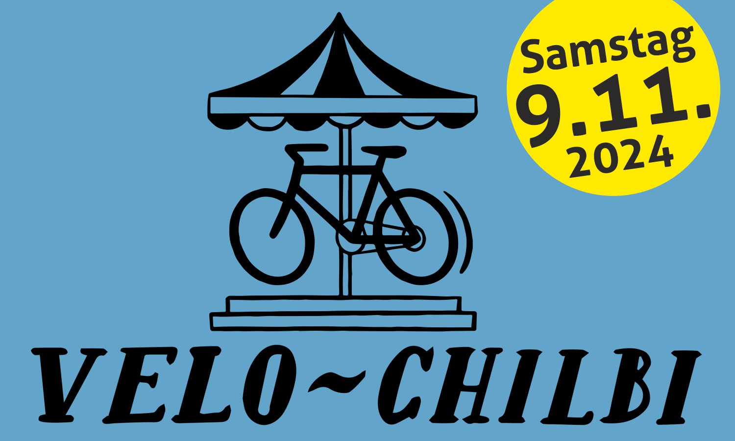 Velociped Velo-Chilbi am 9. November