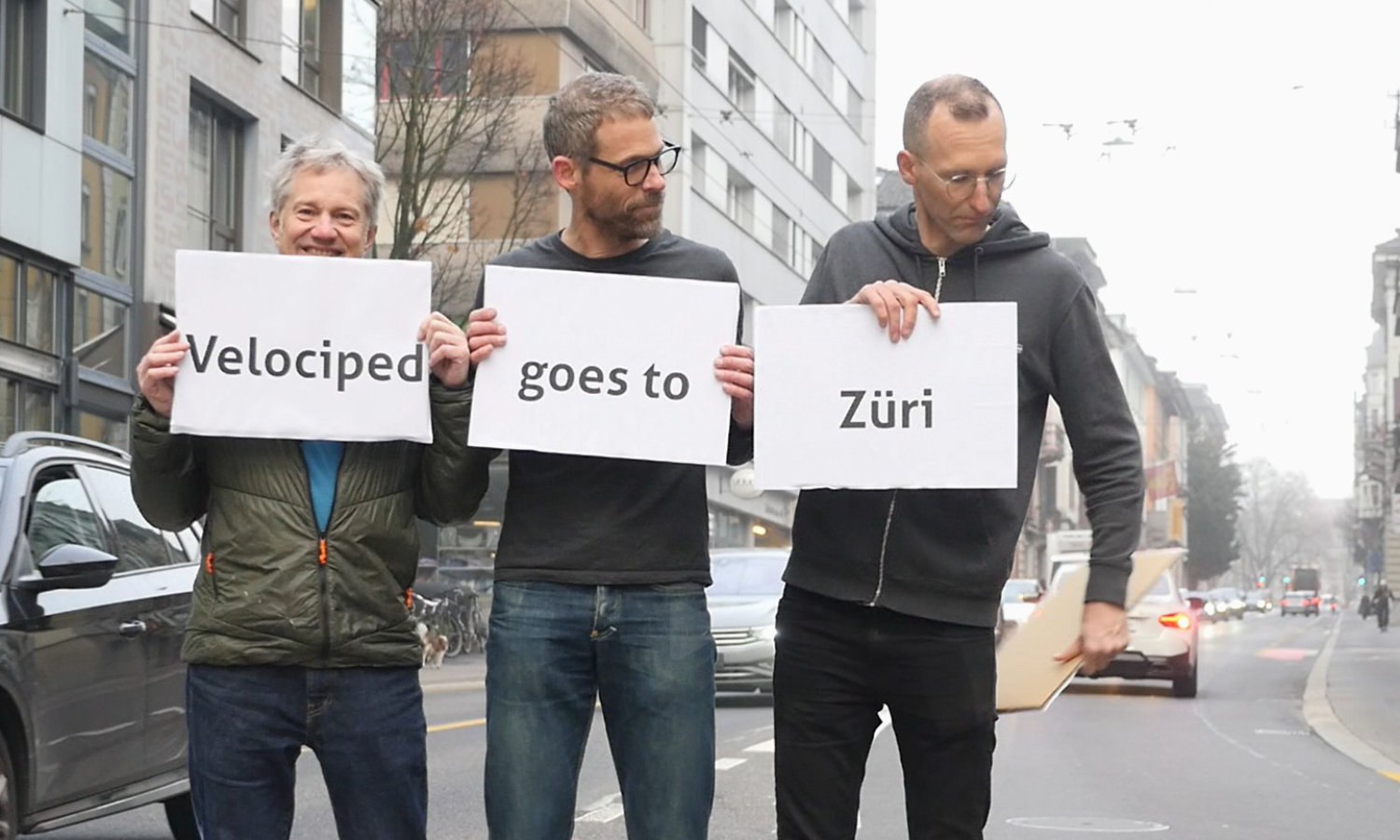Velociped goes to Züri ...