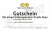 Gutschein für einen Veloreparatur-Crash-Kurs (zwei Stunden)