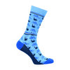 Le Patron Cafe Cycliste Socks blue 35-38